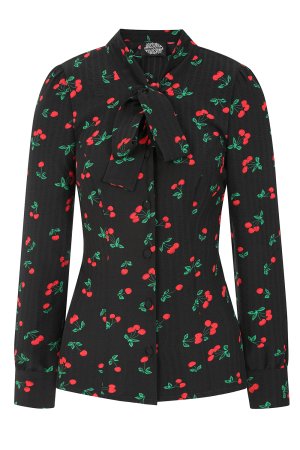 Lena Cherry Blouse